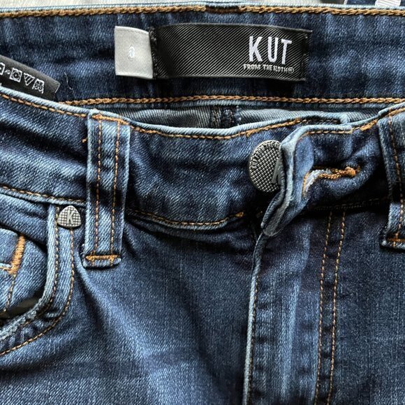 Kut From The Kloth High Rise Connie Ankle Skinny Jeans Womens Size 0 - Picture 7 of 9